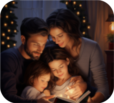 Family Reading Pic